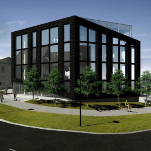 Офисное здание на углу улиц Суур-Патарей и Яху Источник фото: Erakogu.